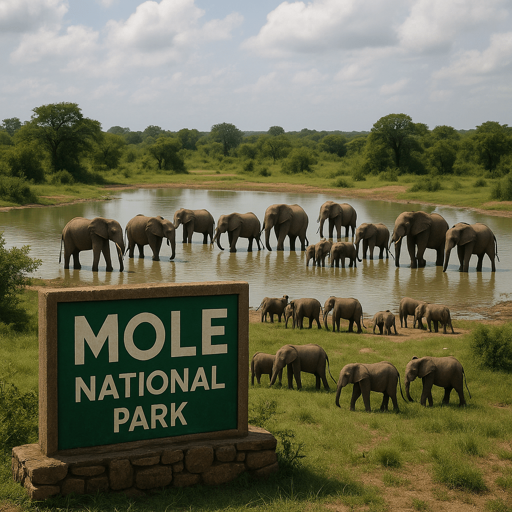Mole National Park elephant and wildlife safari in Ghana